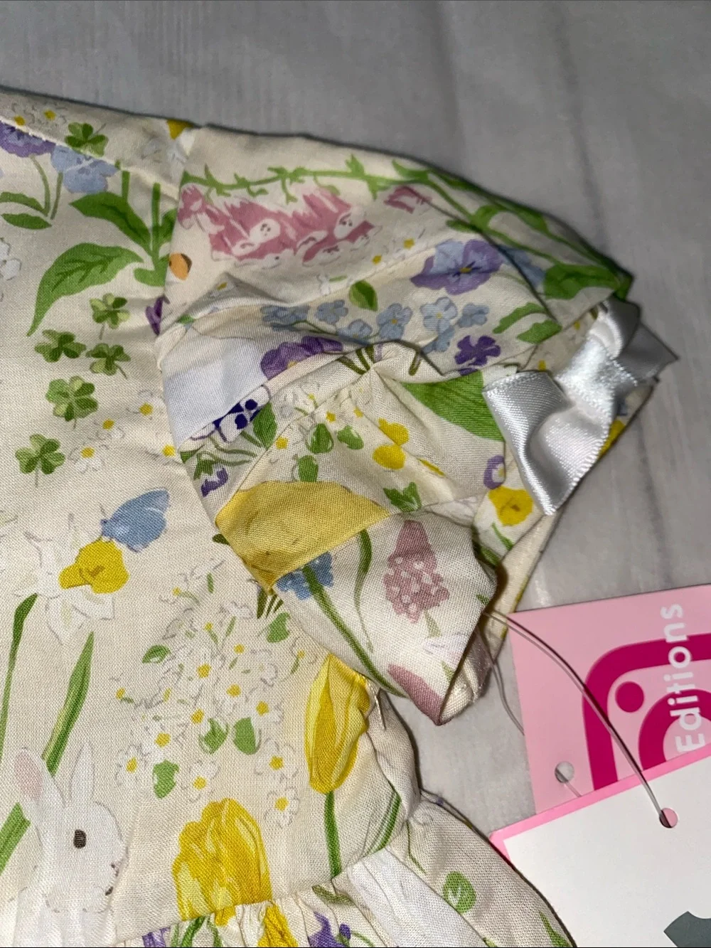 NWT Rare Editions Baby Girls Floral Dress Bloomer Set 6-9M